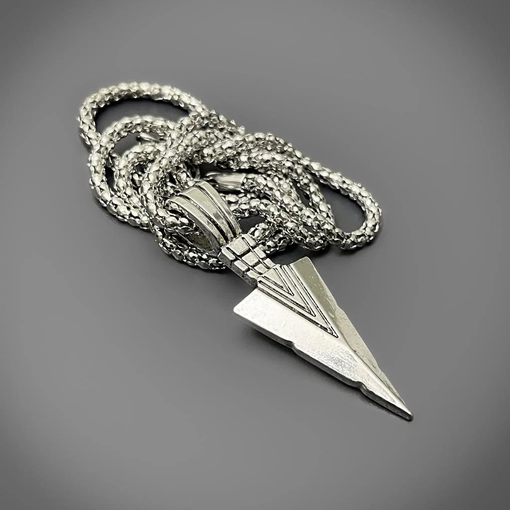 Geometric Arrowhead Pendant - Image 3