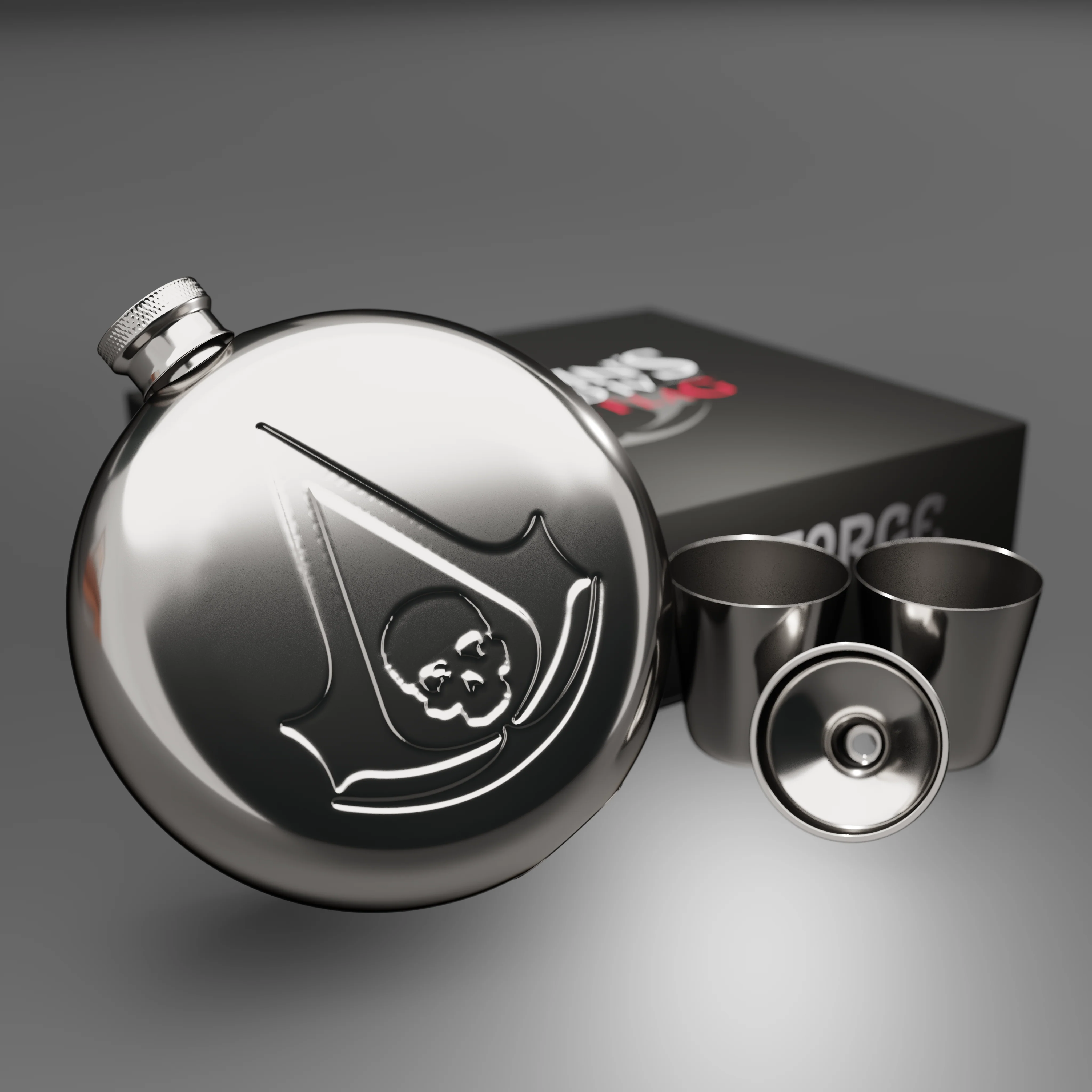 Assassin's Creed® Black Flag Hipflask - Image 8