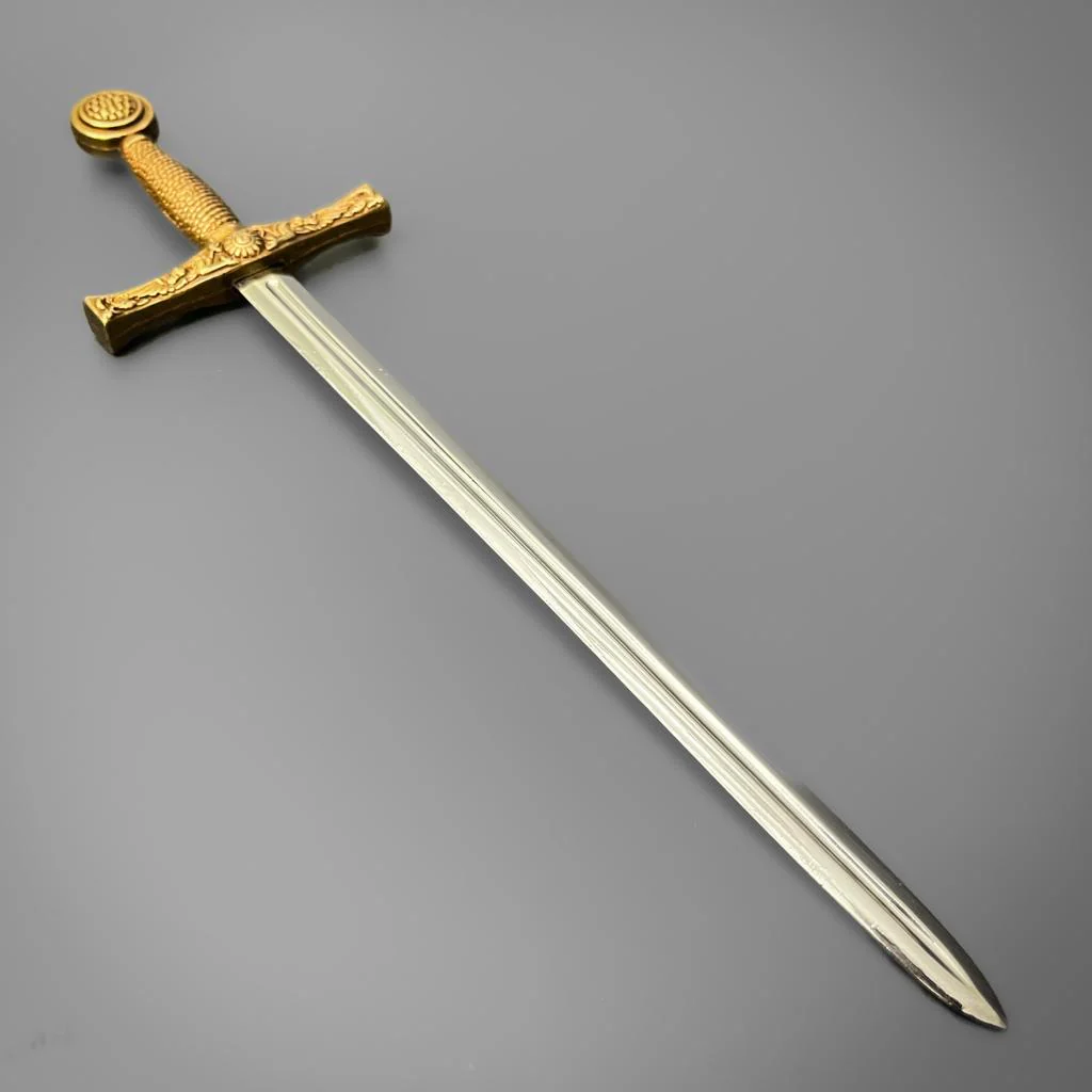 Brass Excalibur Mini Sword - Image 5