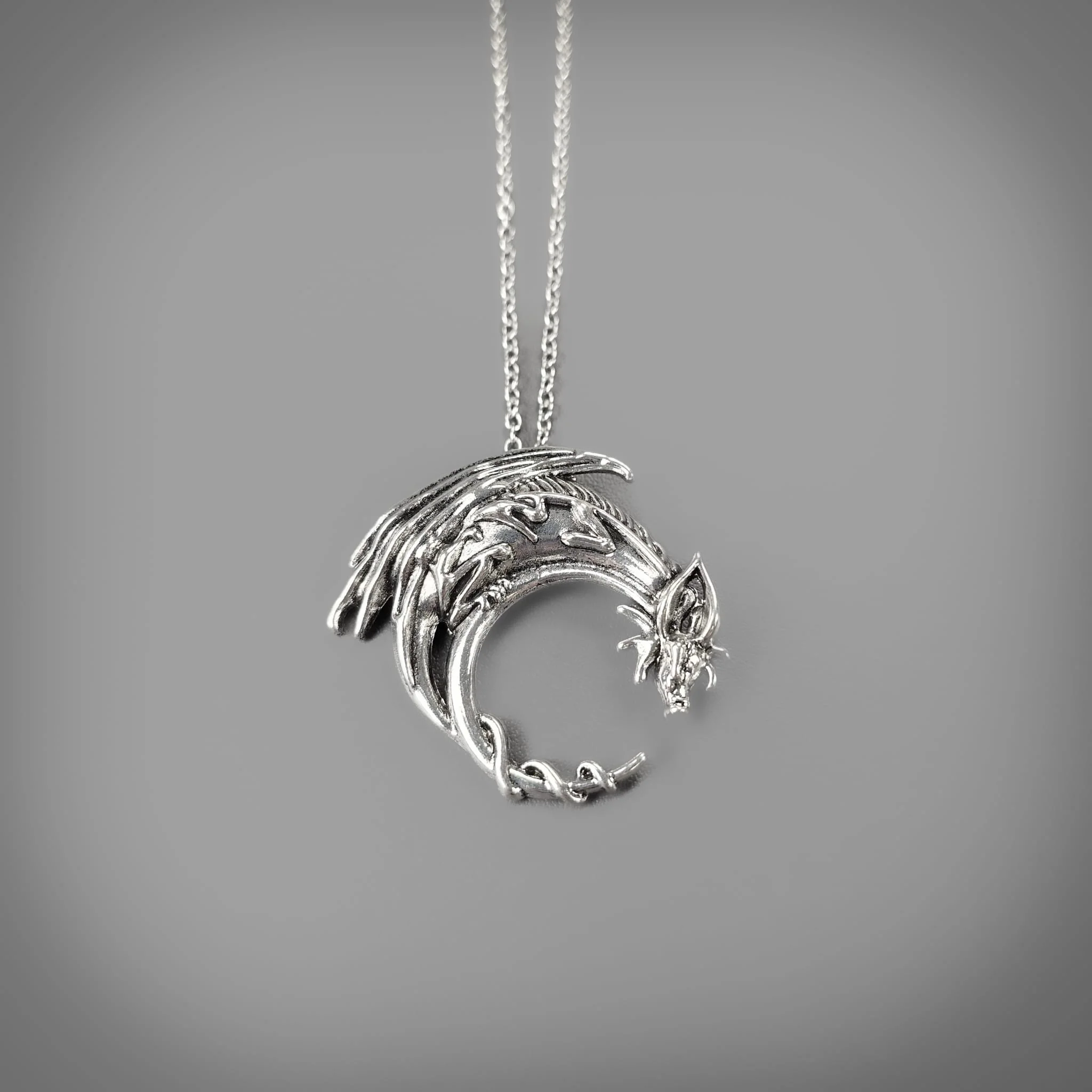 Coiled Dragon Pendant