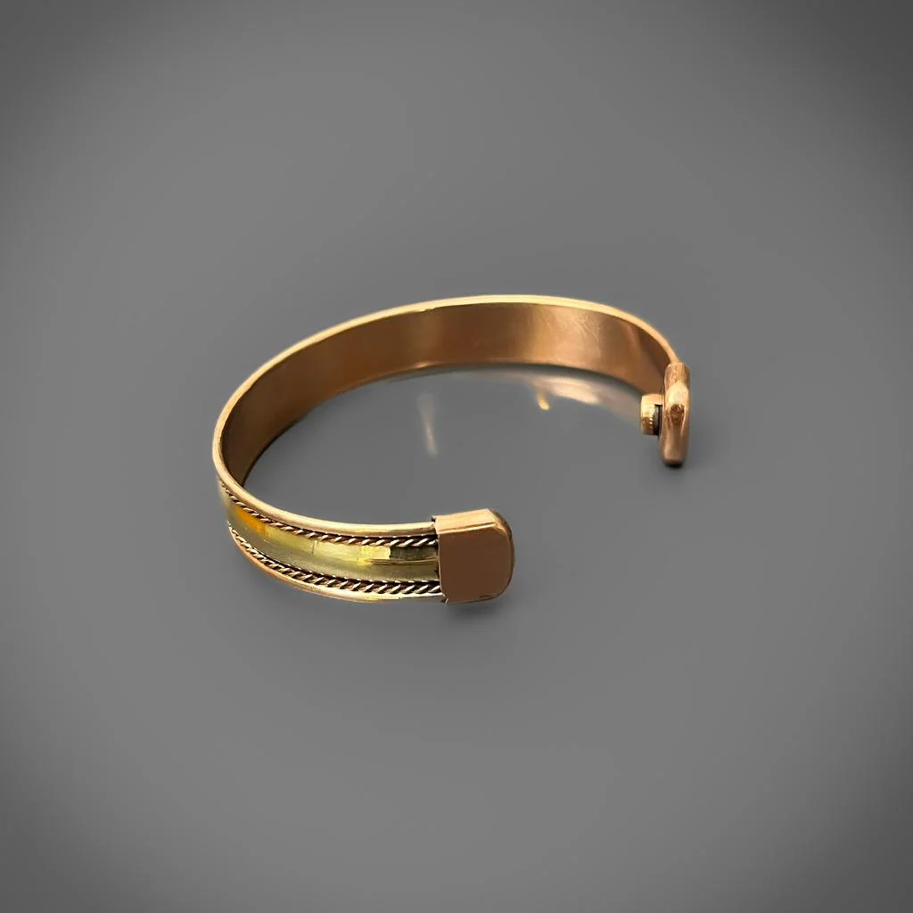 Polished Copper & Brass Cuff - Image 2