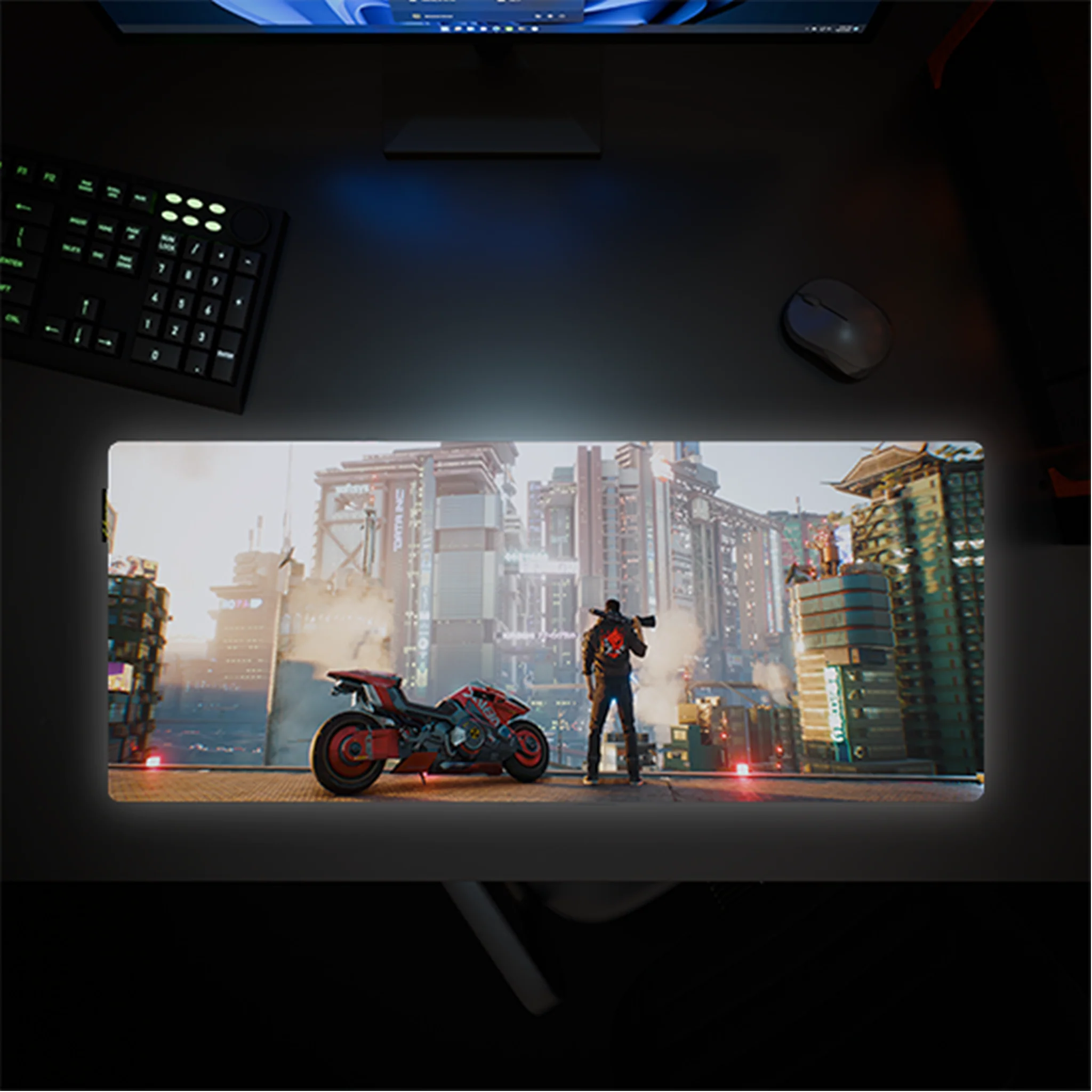 Cyberpunk® 2077 Desk Mat - Night City Views - Image 7