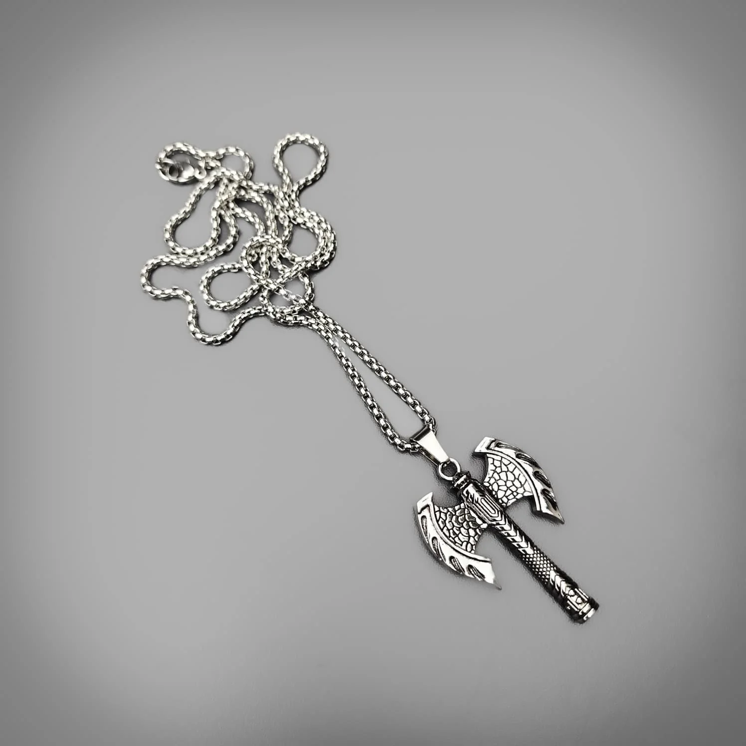 Double Bit Axe Pendant - Image 3