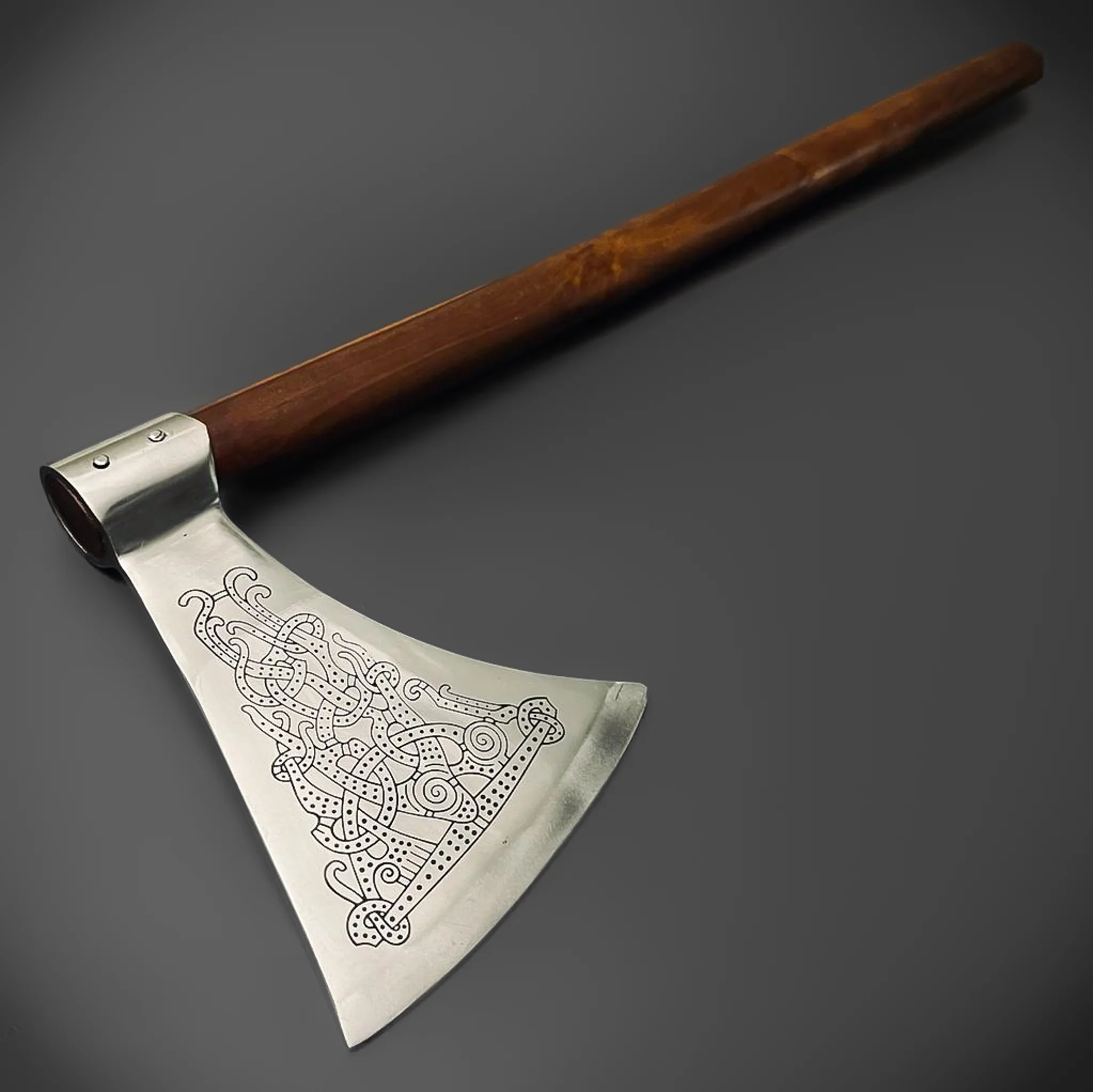 Engraved Viking Axe - Image 5