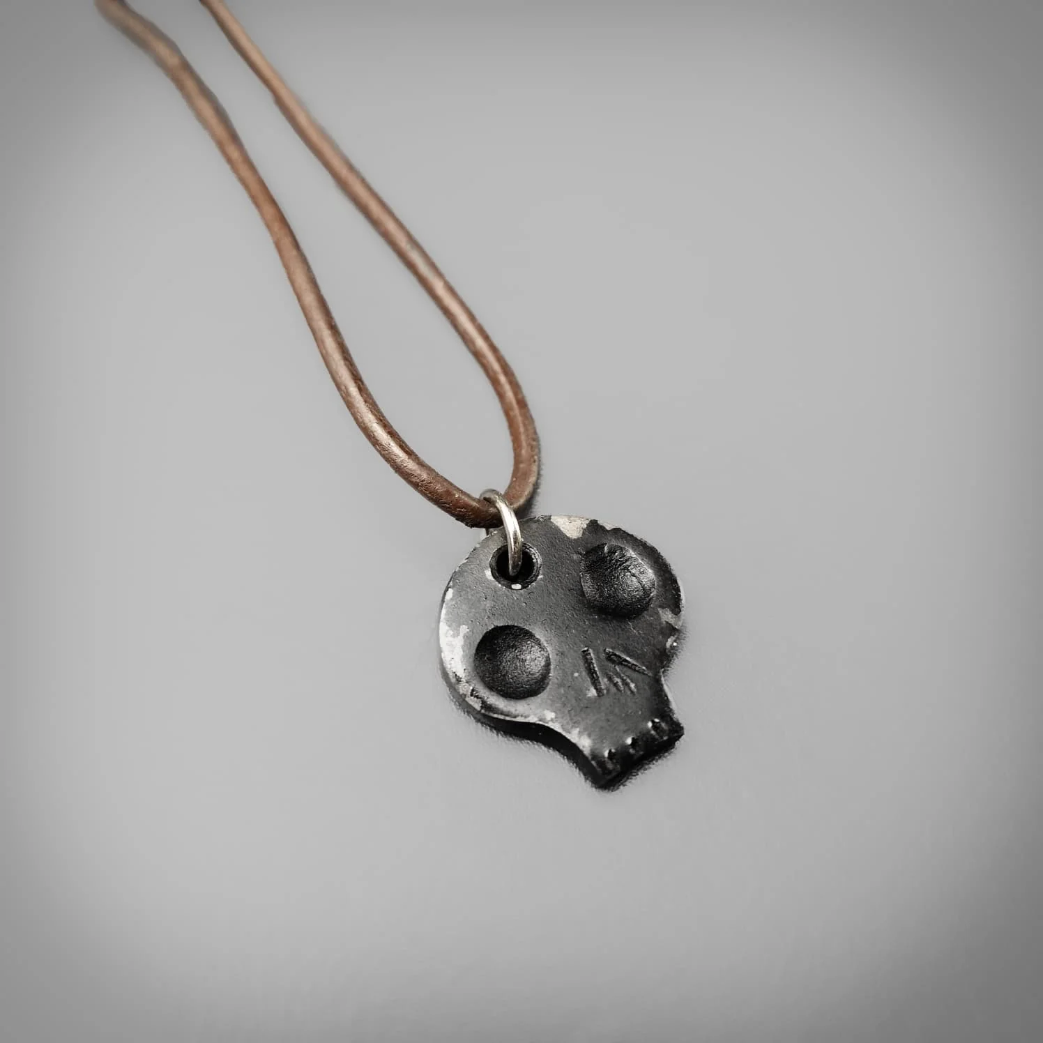 Forged Skull Pendant