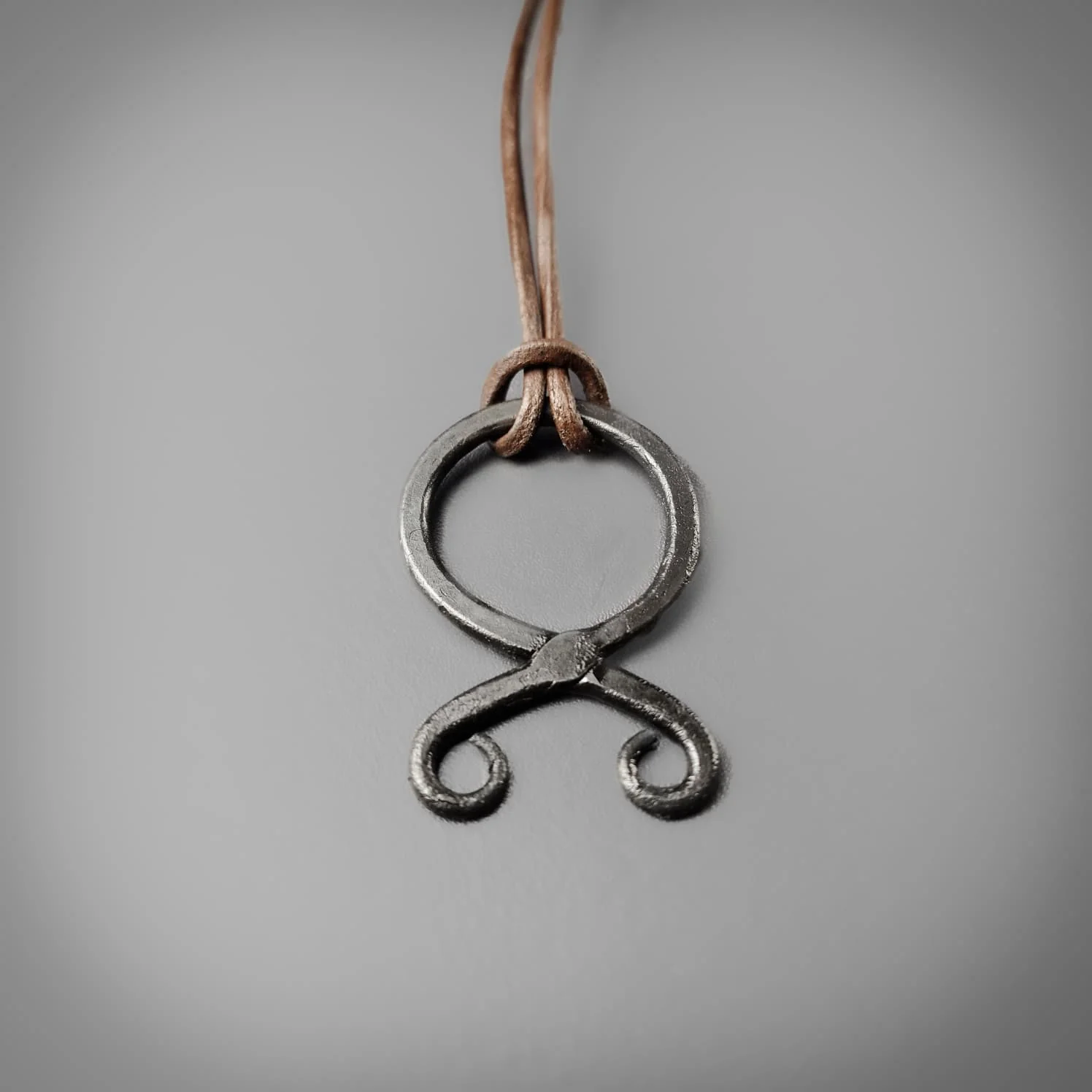 Forged Troll Cross Pendant - Image 2