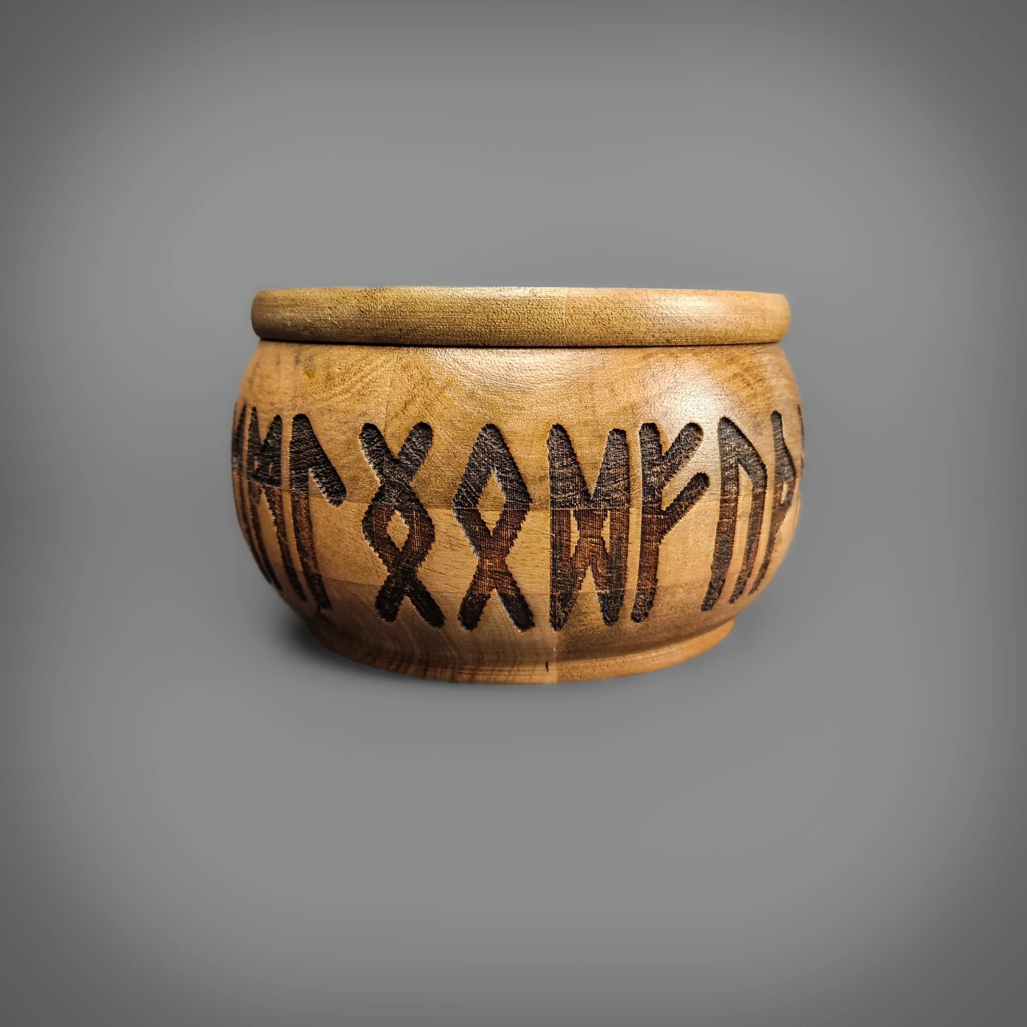 Luxury Elder Futhark Rune Set in Wooden Bowl - Image 5