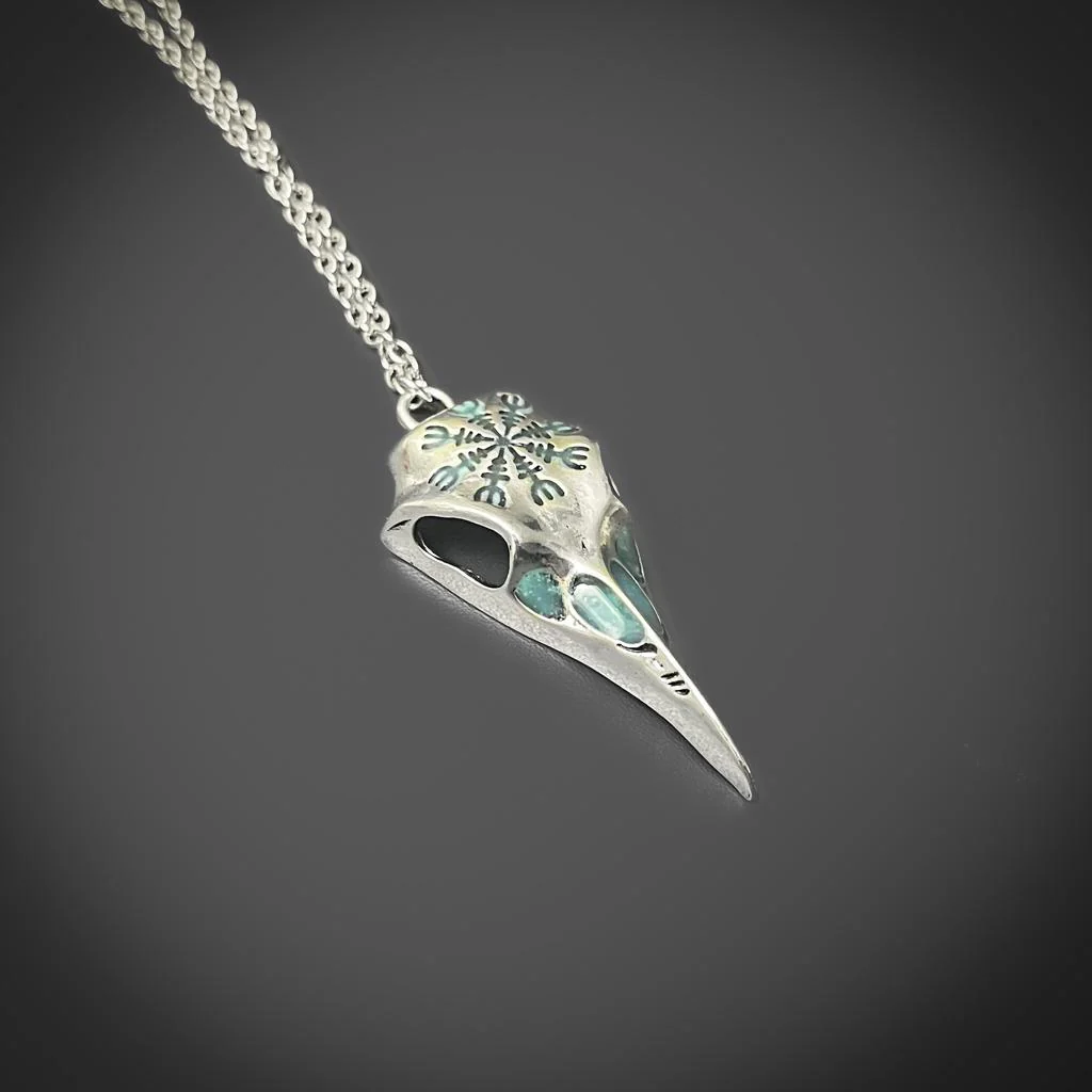 Helm of Awe Raven Pendant - Image 2