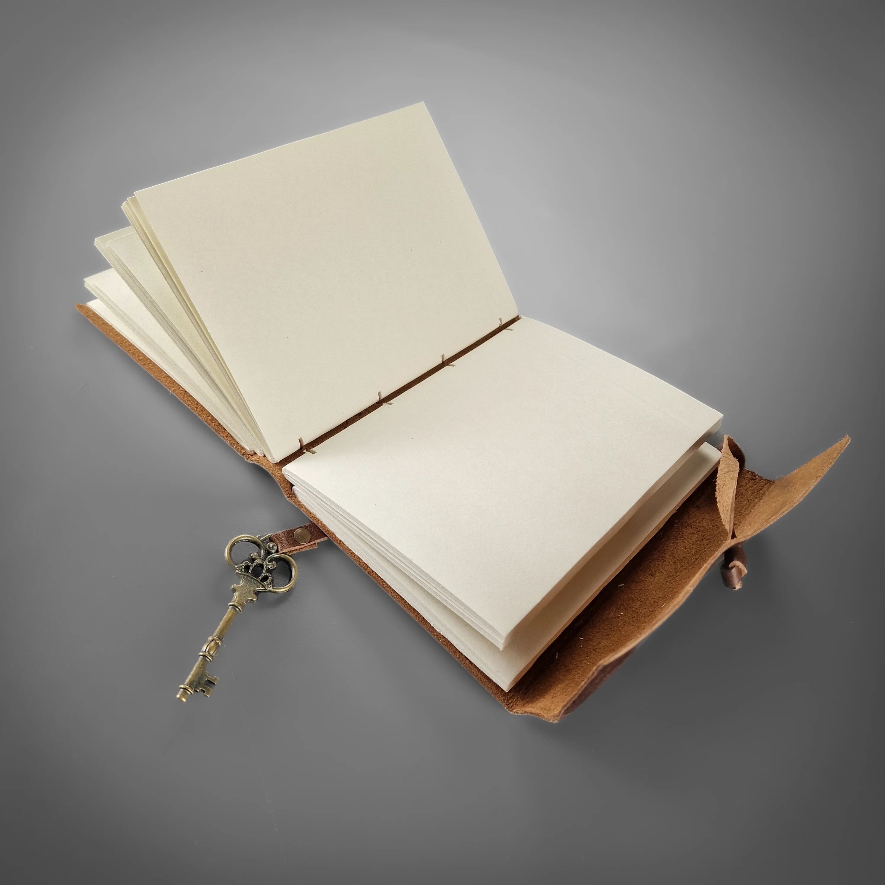Leather Notebook - Key Bound - Image 2