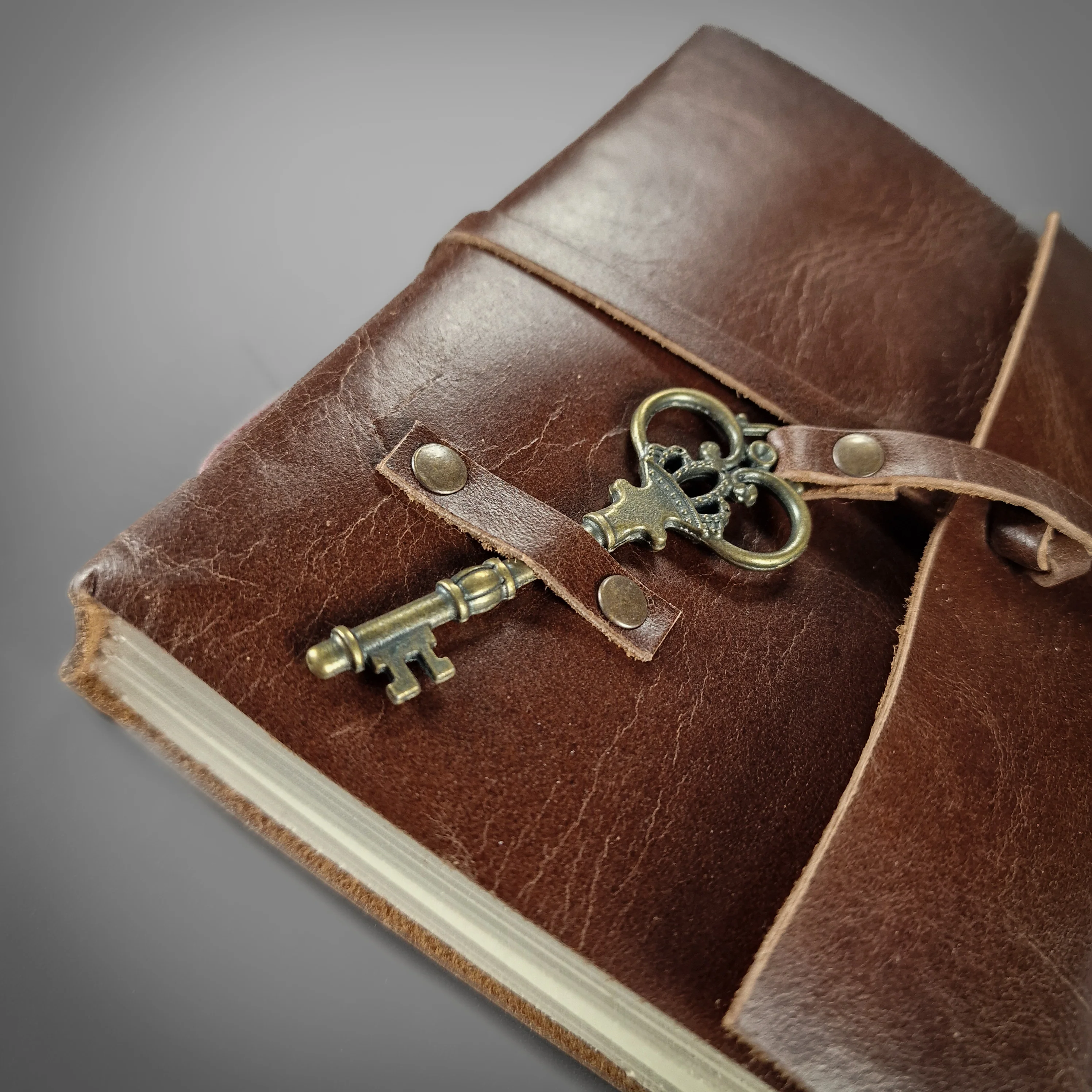 Leather Notebook - Key Bound - Image 4