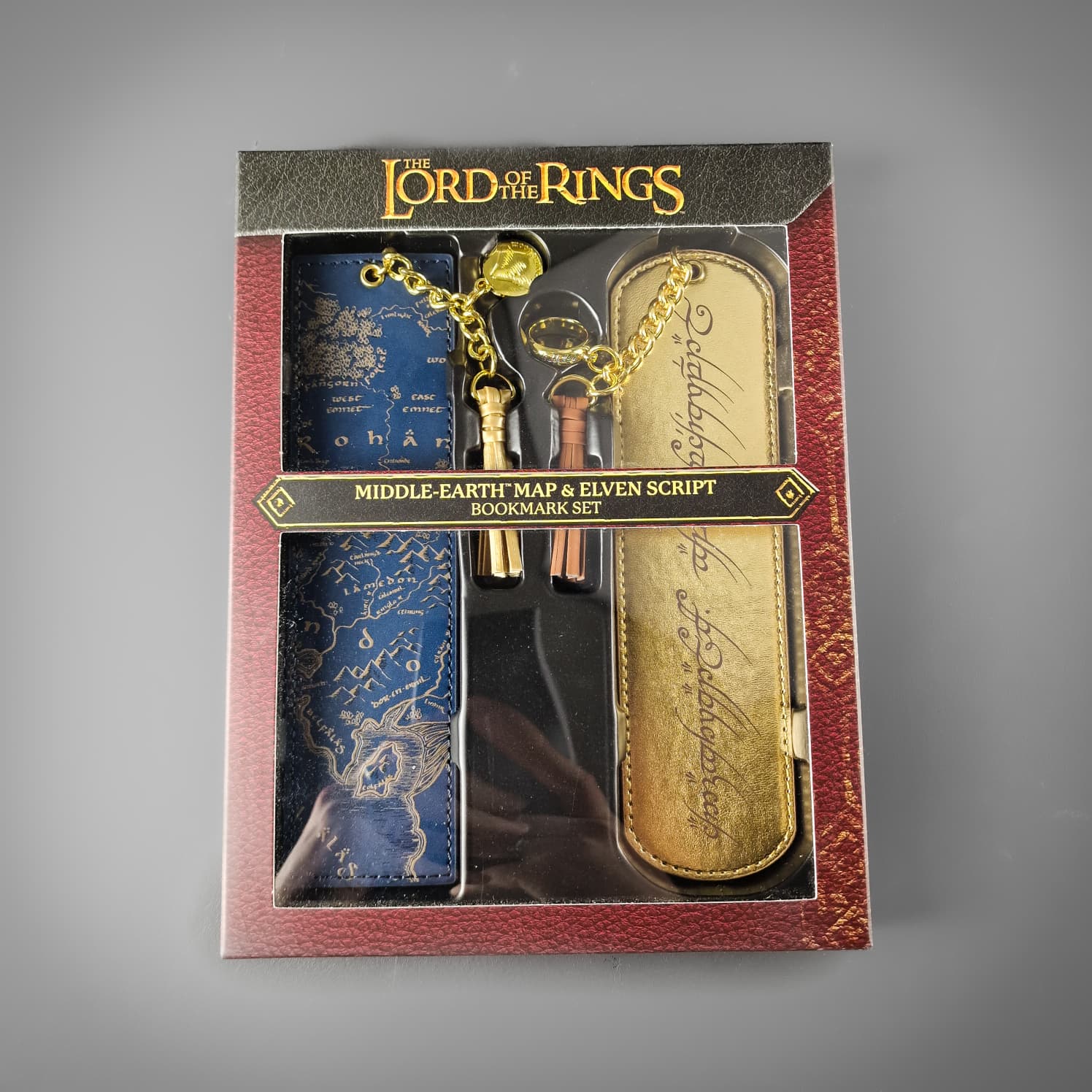 Map of Middle-Earth and Elven Script Bookmark Set - Image 3