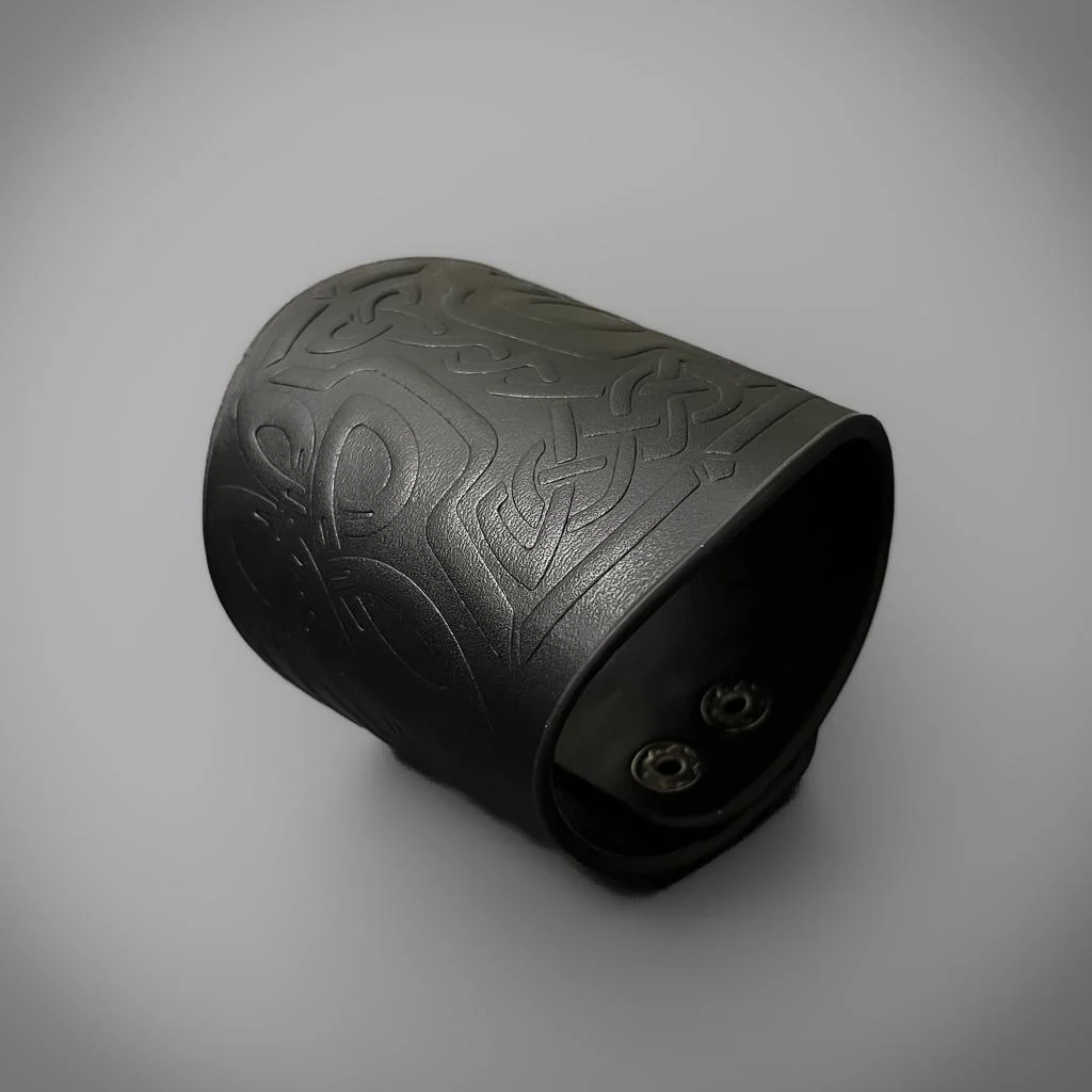 Mjolnir Leather Cuff