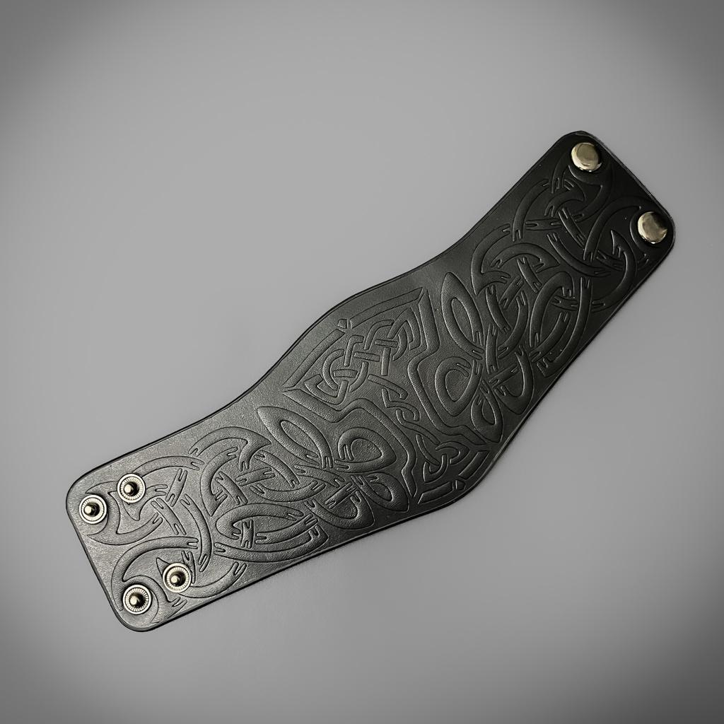 Mjolnir Leather Cuff - Image 3