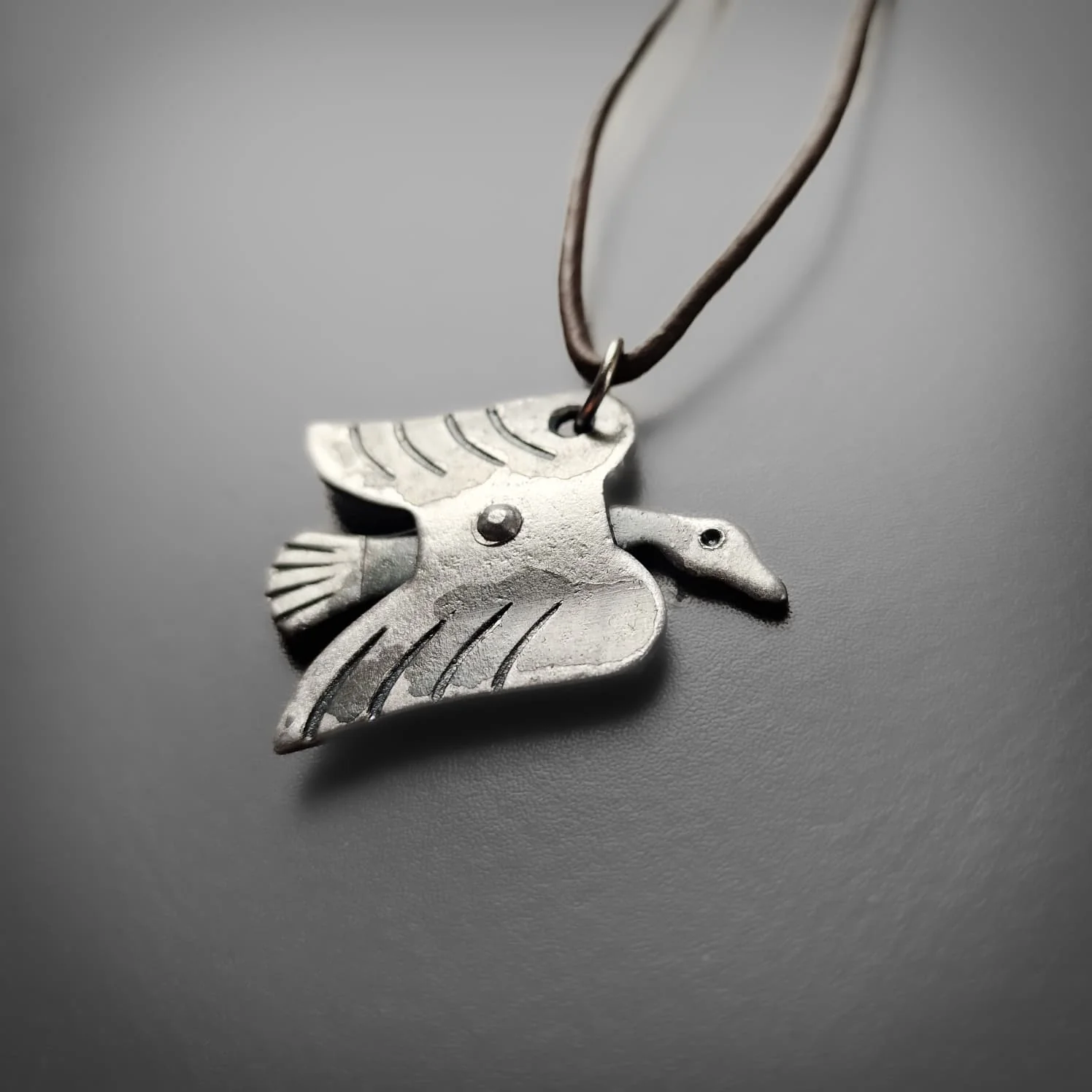 Odin's Raven Forged Pendant - Image 2