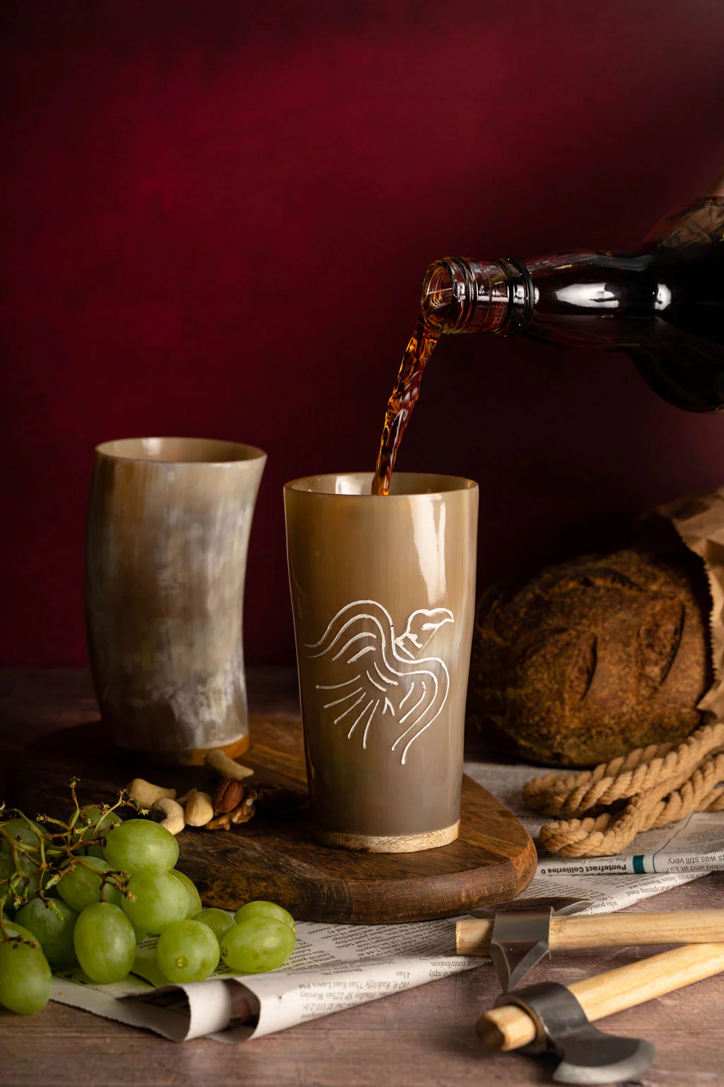 Odin's Raven Horn Mug - Image 3