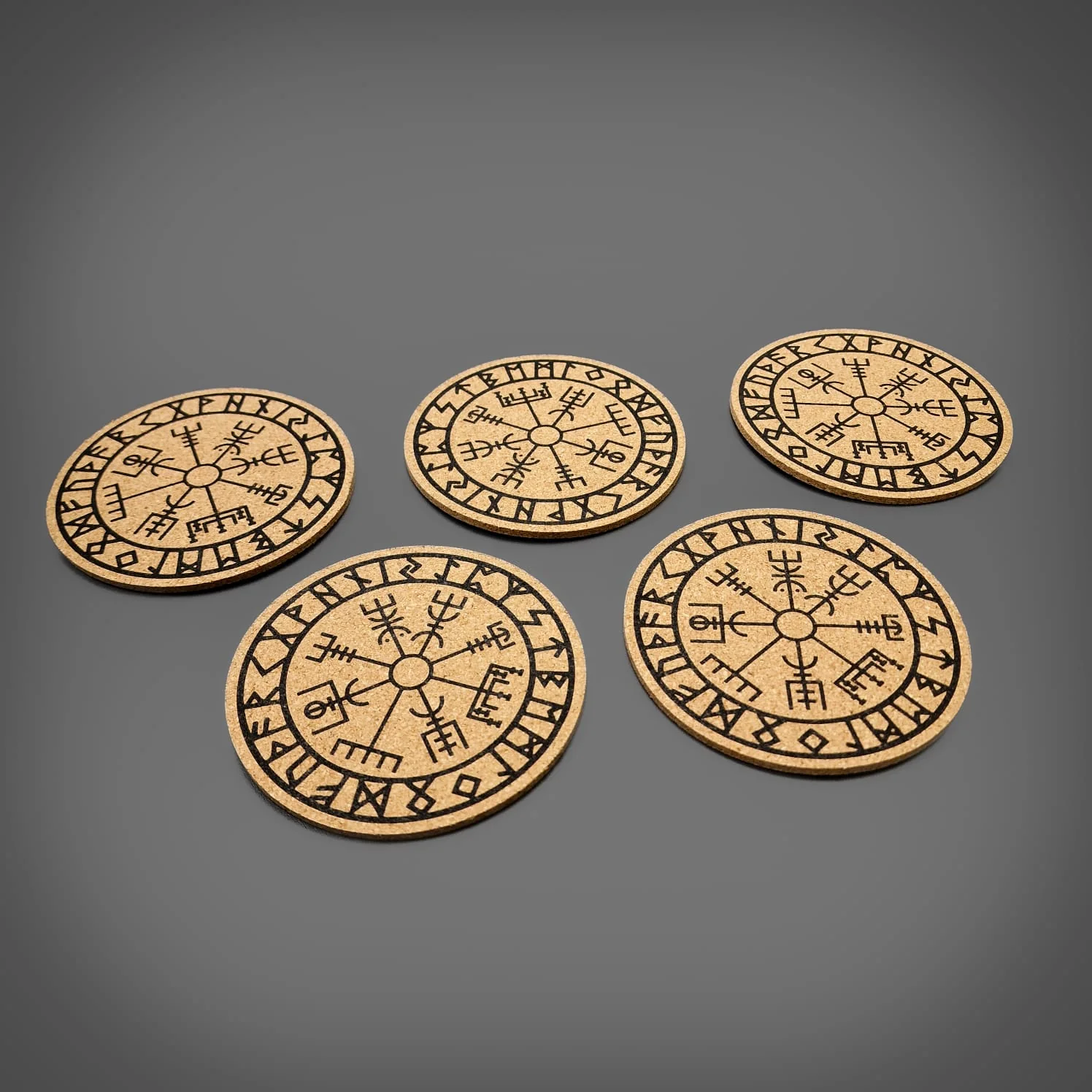 Vegvisir Beers Mats - Set of 5