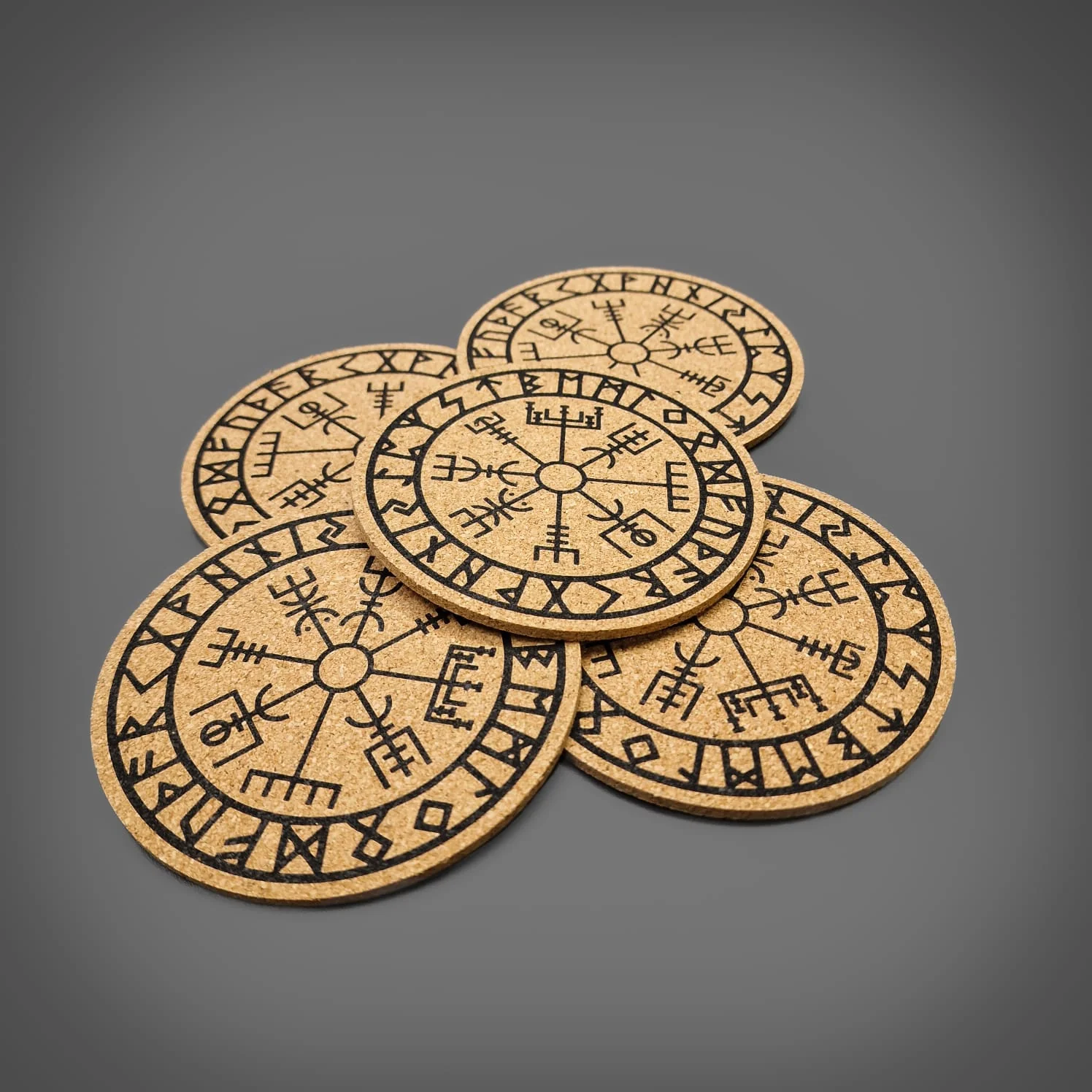 Vegvisir Beers Mats - Set of 5 - Image 4