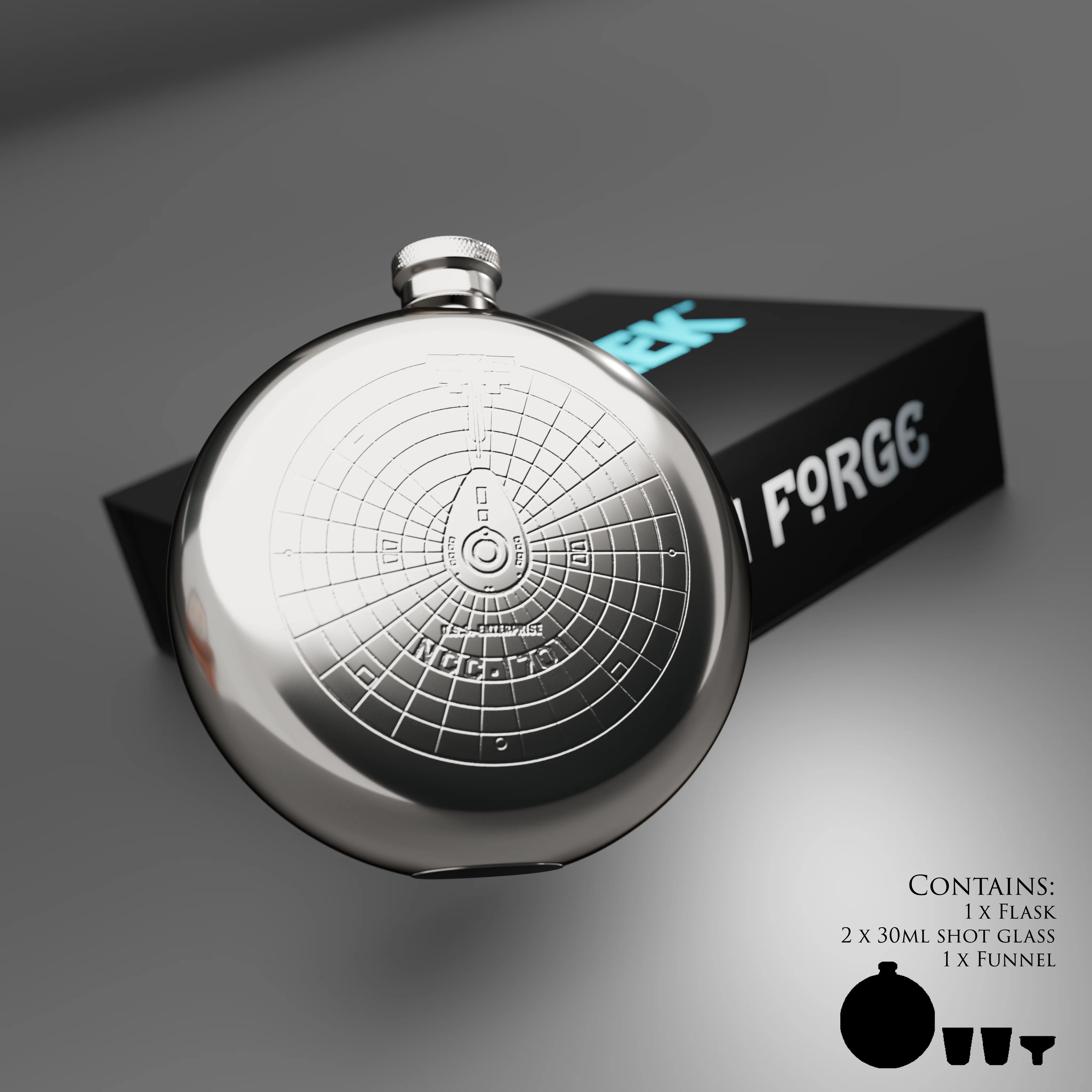 Star Trek™ Enterprise Hipflask - Image 10