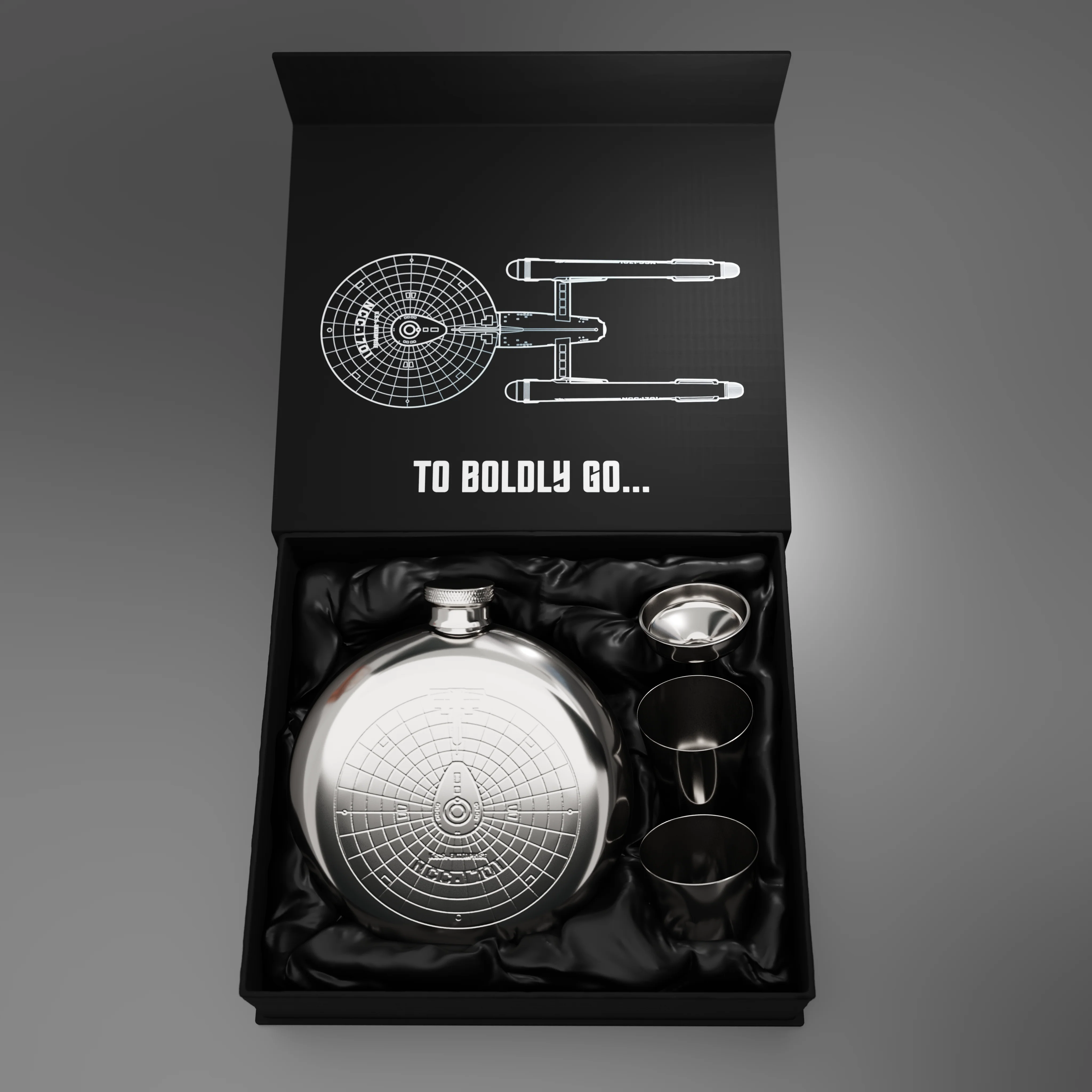 Star Trek™ Enterprise Hipflask - Image 3