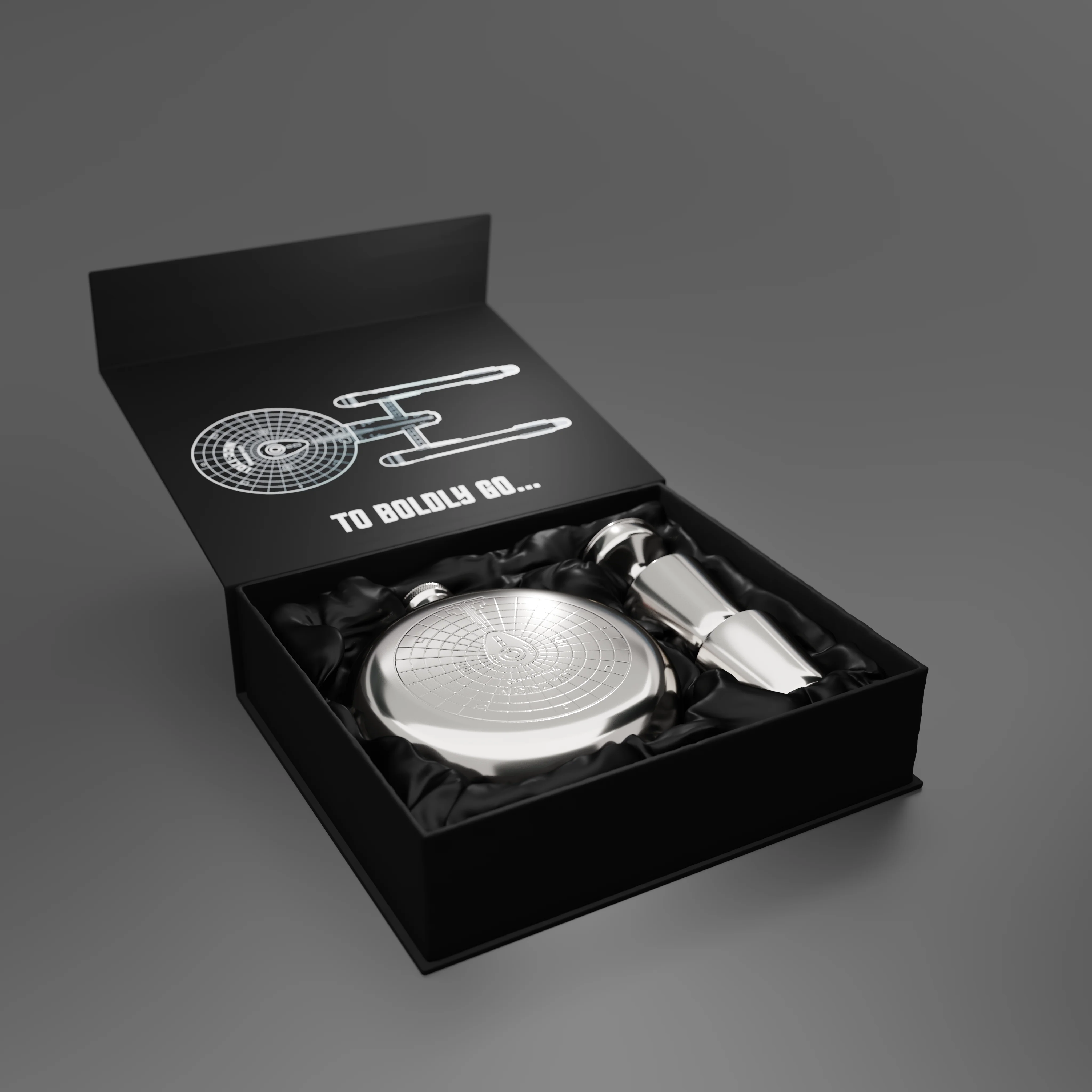 Star Trek™ Enterprise Hipflask - Image 5