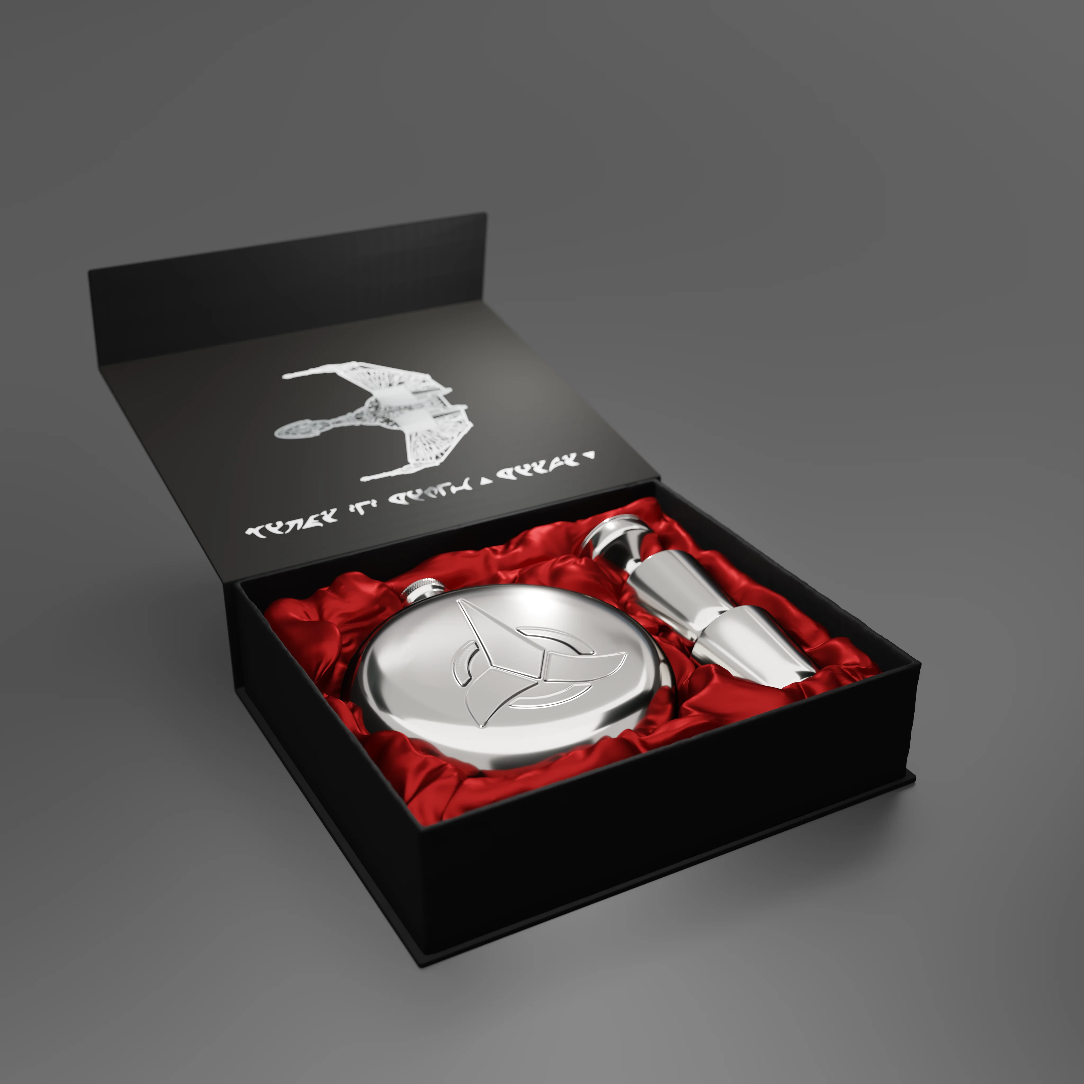 Star Trek™ Klingon Hipflask - Image 5