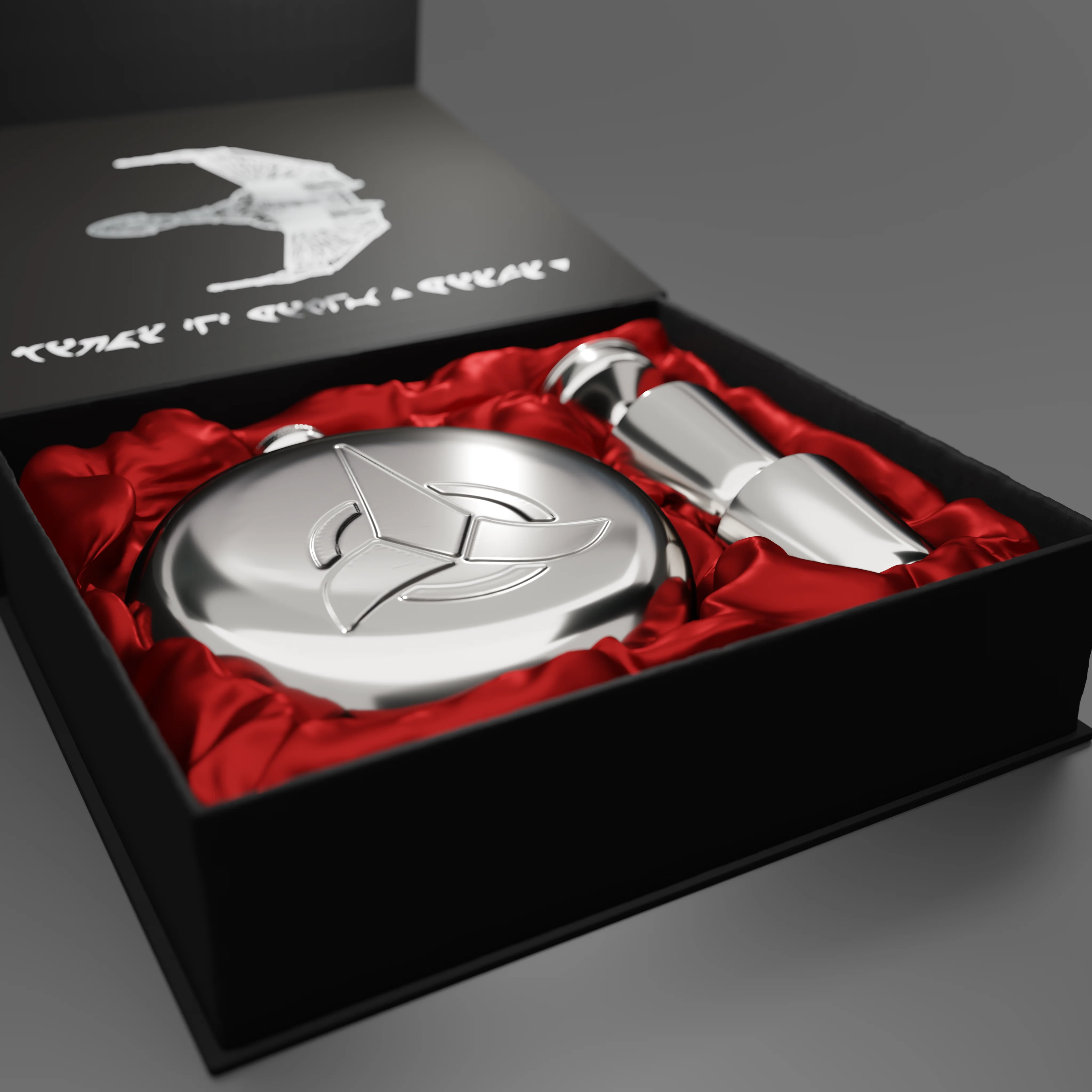 Star Trek™ Klingon Hipflask - Image 8