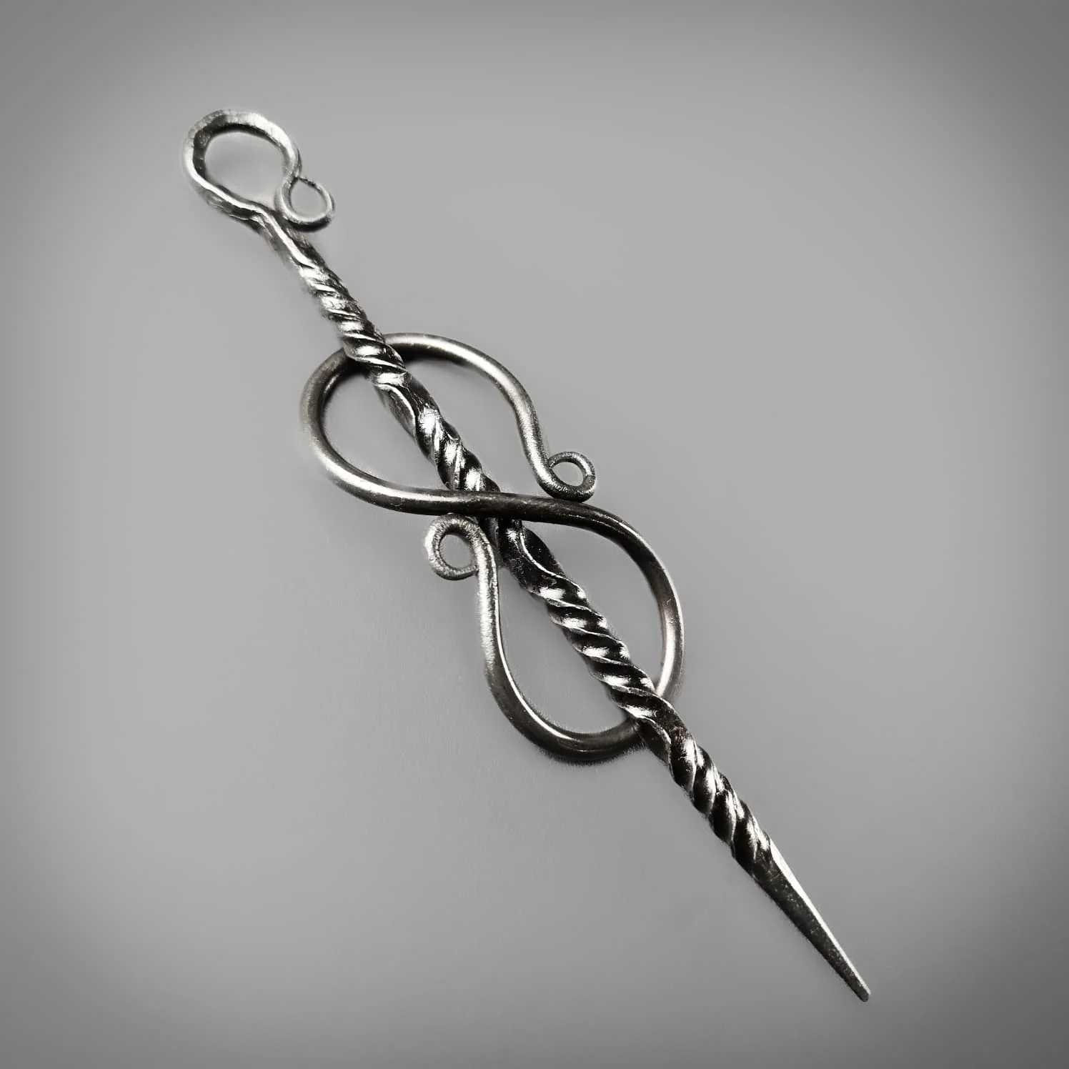 Twisted Forged Hair Pin