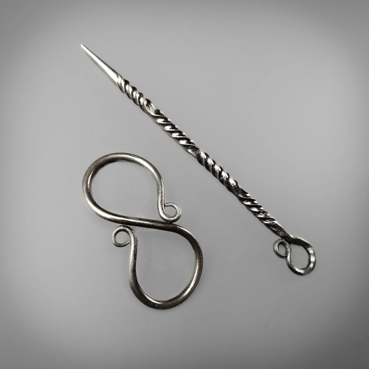 Twisted Forged Hair Pin - Image 2