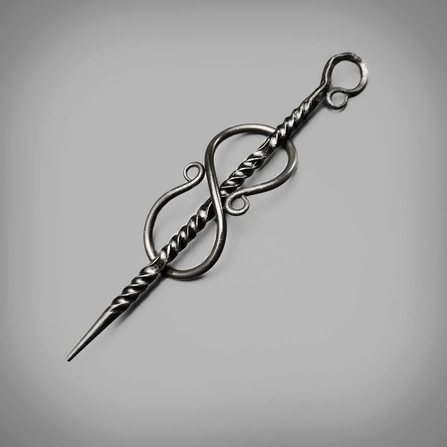 Twisted Forged Hair Pin - Image 4