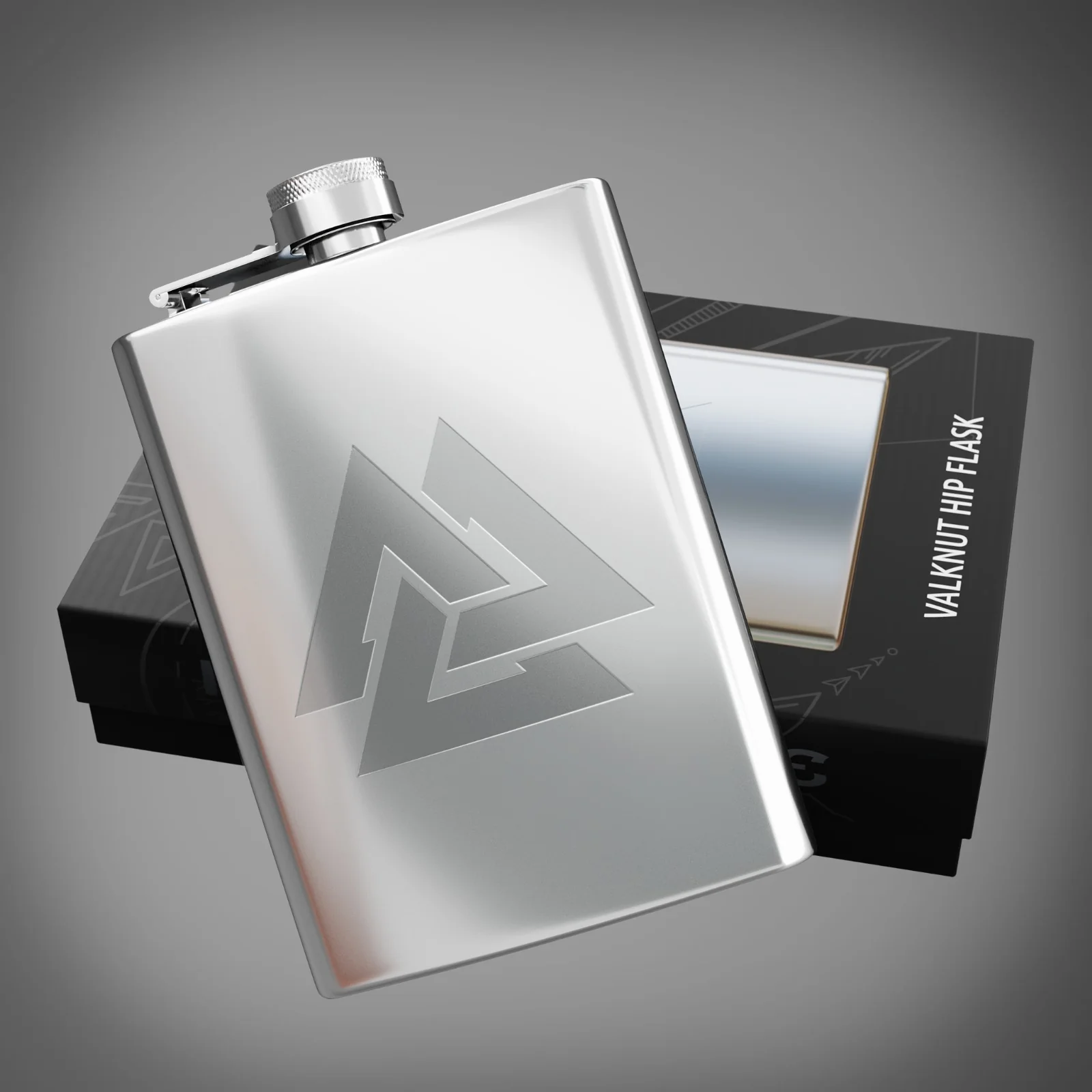 Valknut Hip Flask