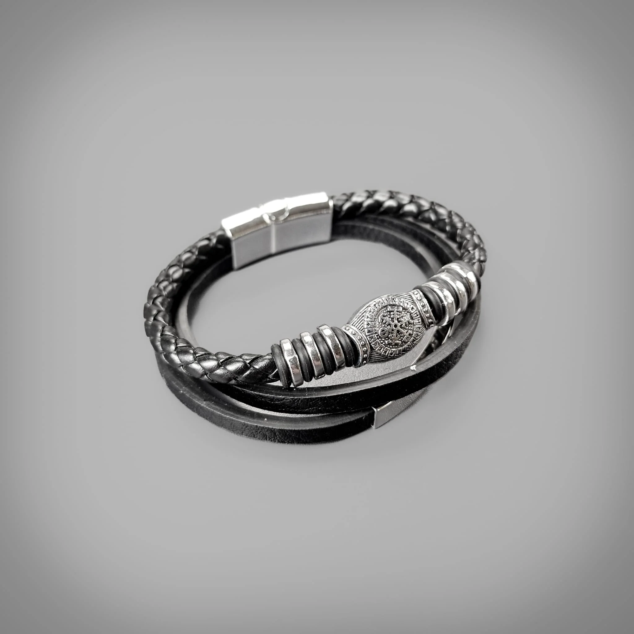 Vegvisir Triple Wristband - Black