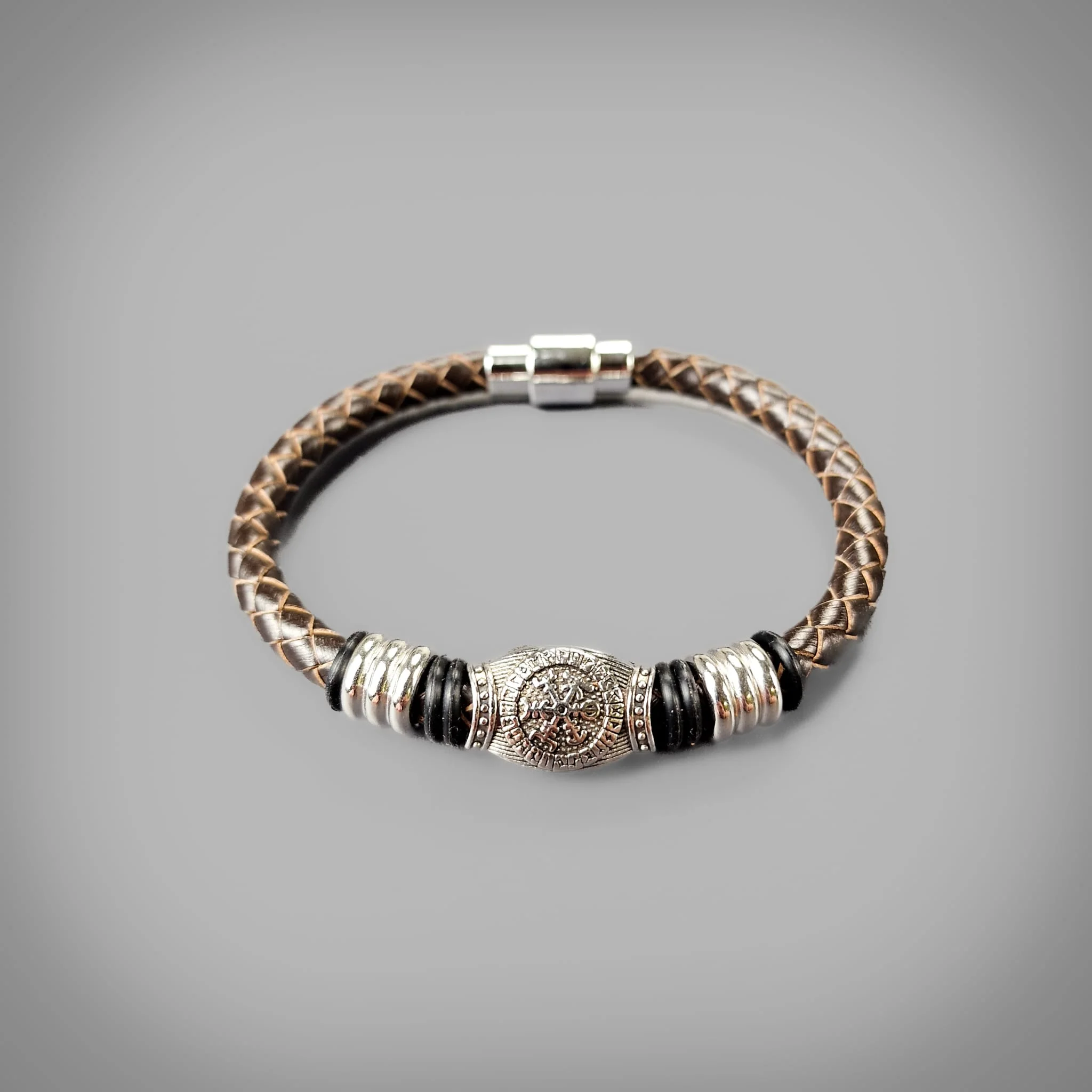 Vegvisir Wristband - Brown - Image 2