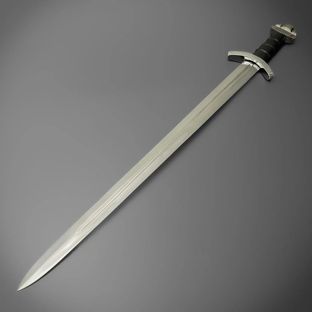 Three Lobe Viking Sword with Scabbard - Image 3