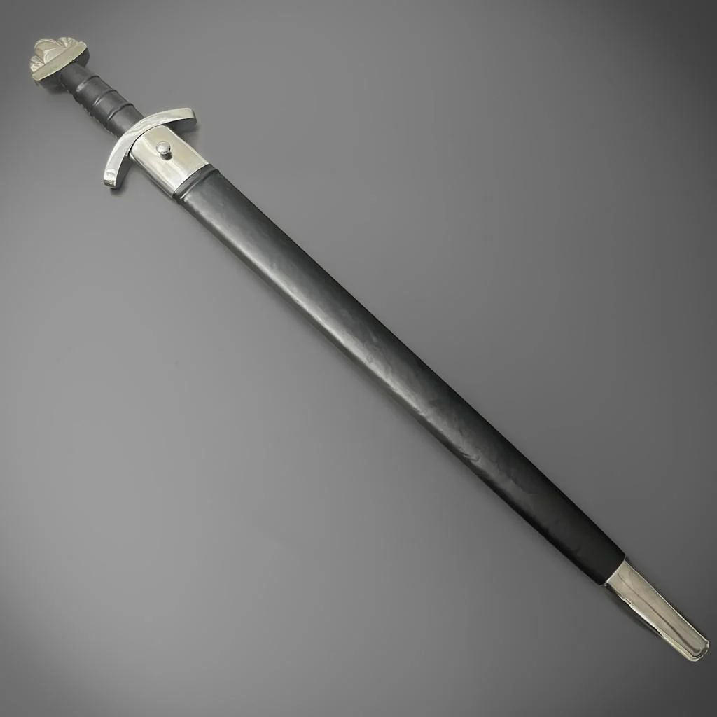 Three Lobe Viking Sword with Scabbard - Image 5
