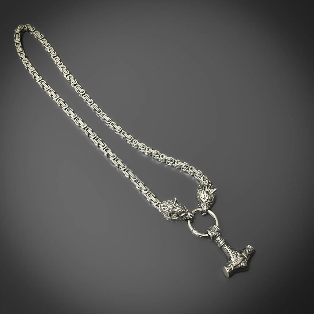 Wolves of Odin Pendant - Image 2